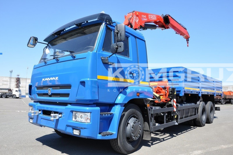 Бортовой КАМАЗ 65117 с КМУ Fassi F245A.0.22