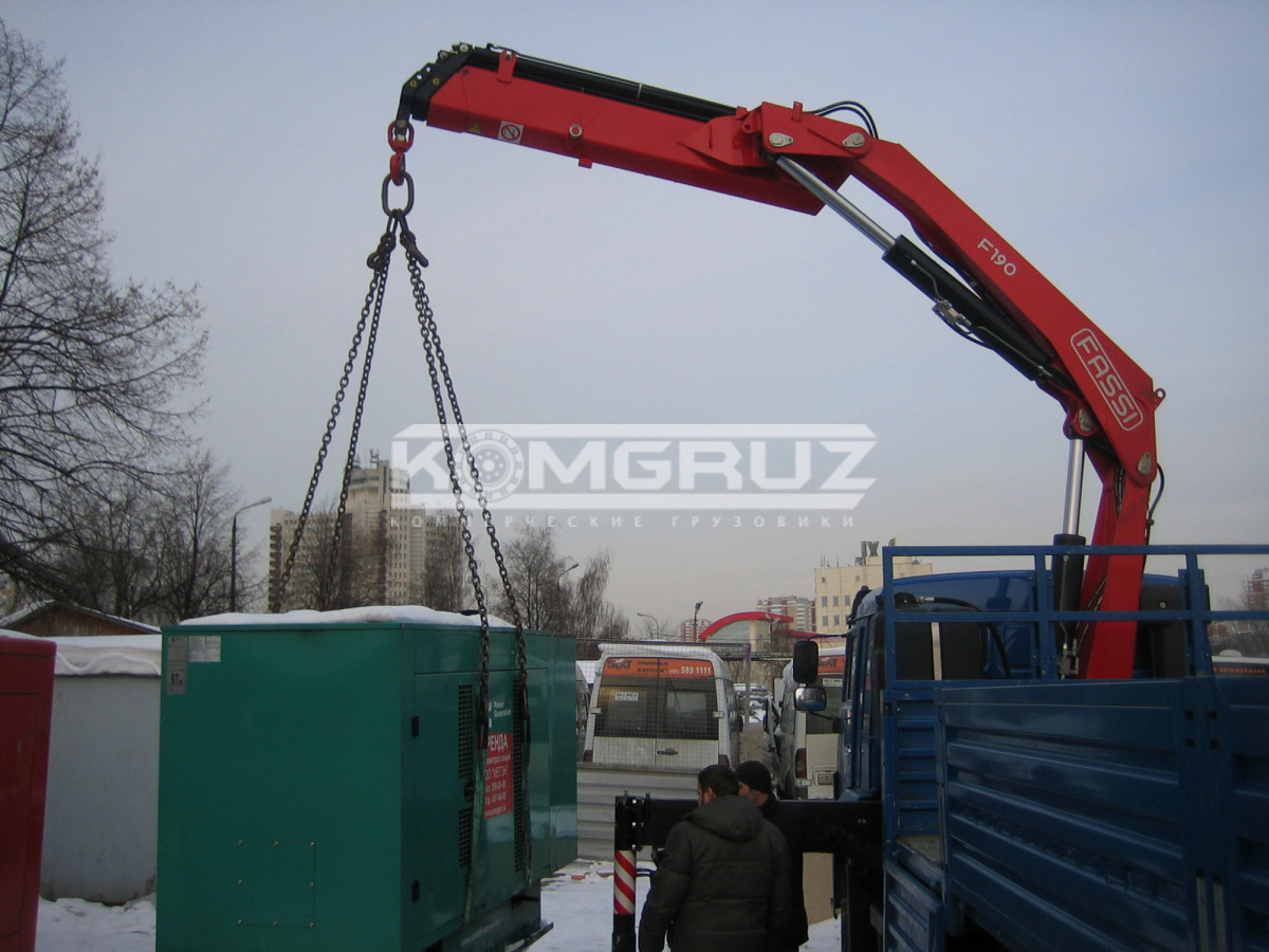 Бортовой Урал Next 4320 c кму Fassi F195A.0.22 фото