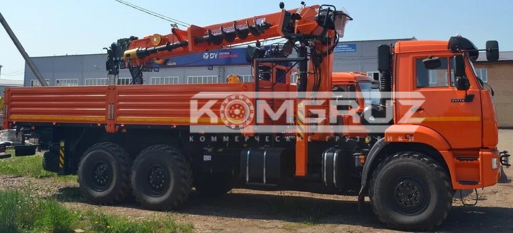 Бурильно-крановая машина Камаз 43118 с бку Hangil 987 (Бурильно-крановая машина Камаз)