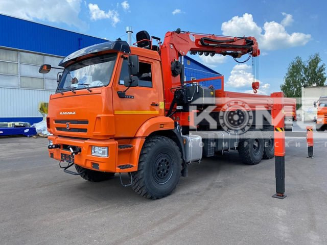 Бурильно-крановая машина Камаз 43118 с бку Kanglim 2057 (Бурильно-крановая машина Камаз)