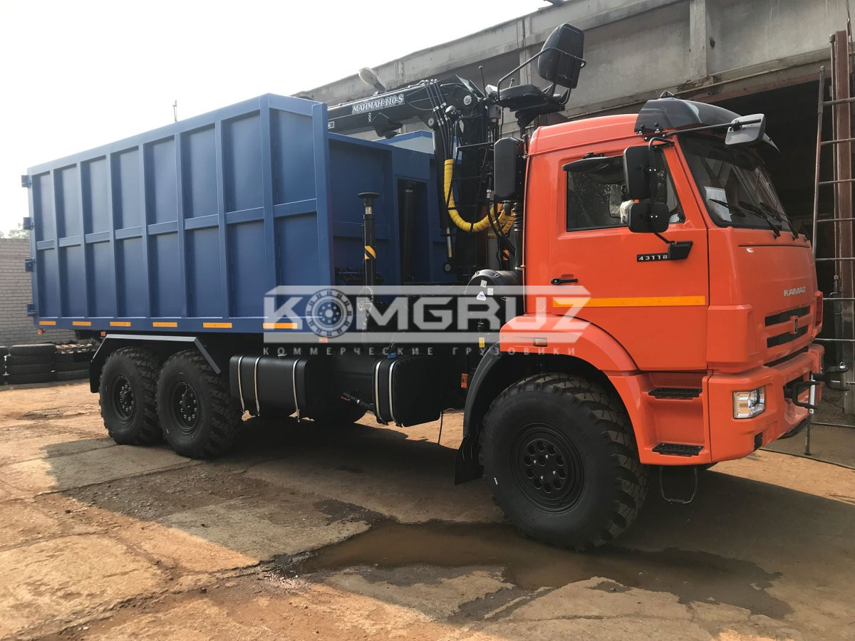 ЛОМОВОЗ КАМАЗ 43118 С КМУ МАЙМАН 110S