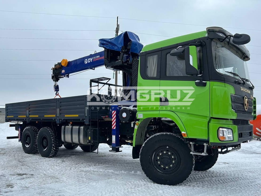 Бортовой Shacman 6x6 c КМУ DongYang ss2037