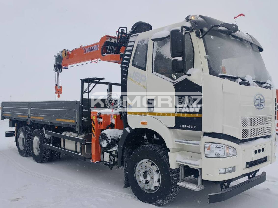 БОРТОВОЙ FAW CA3250 С КМУ HANGIL HGC 756