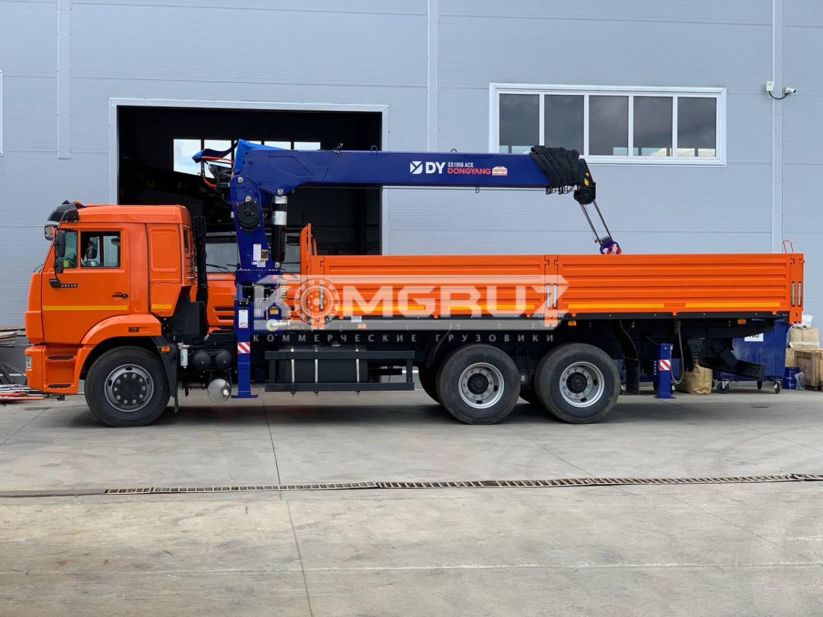 Бортовой Камаз 6520 с кму DongYang ss 2037