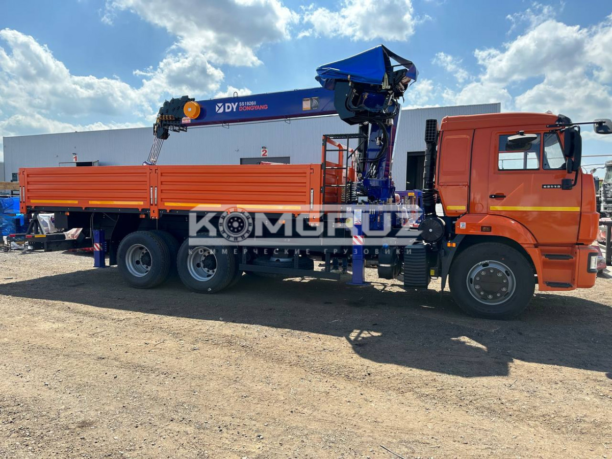 Бортовой КАМАЗ 65115 с КМУ DongYang SS 1416
