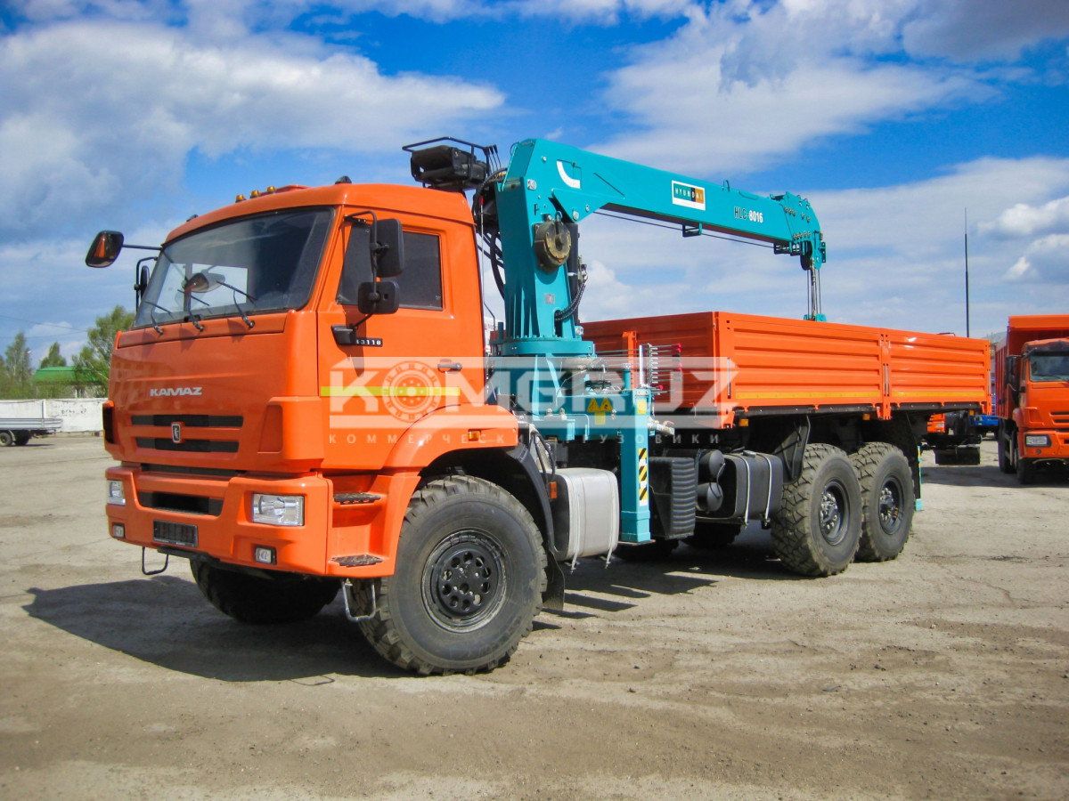 Бортовой КАМАЗ 43118 c КМУ HKTC HLC 5014