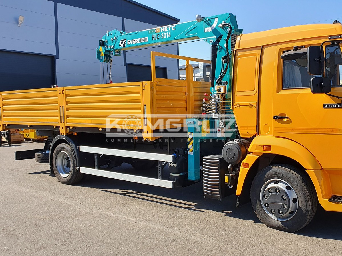 Бортовой Камаз 43253 с КМУ HKTC HLC 3014
