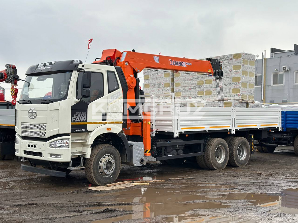 БОРТОВОЙ FAW CA3250 С КМУ HANGIL HGC 514