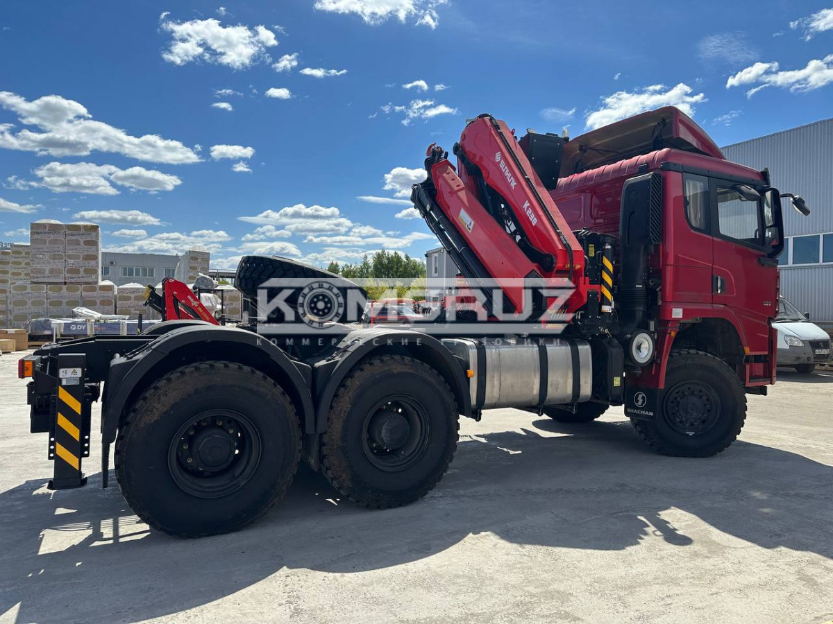 Седельный тягач Shacman 6x6 c КМУ Sunhunk K 238 фото