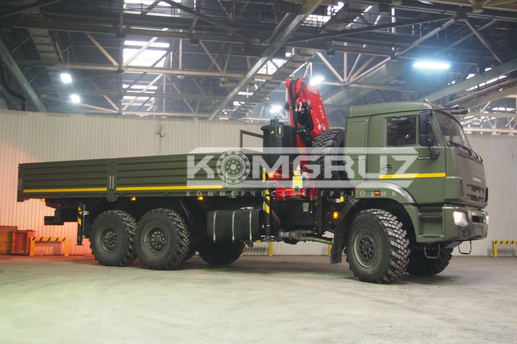 Бортовой КАМАЗ 43118 с КМУ Fassi F245A.0.22