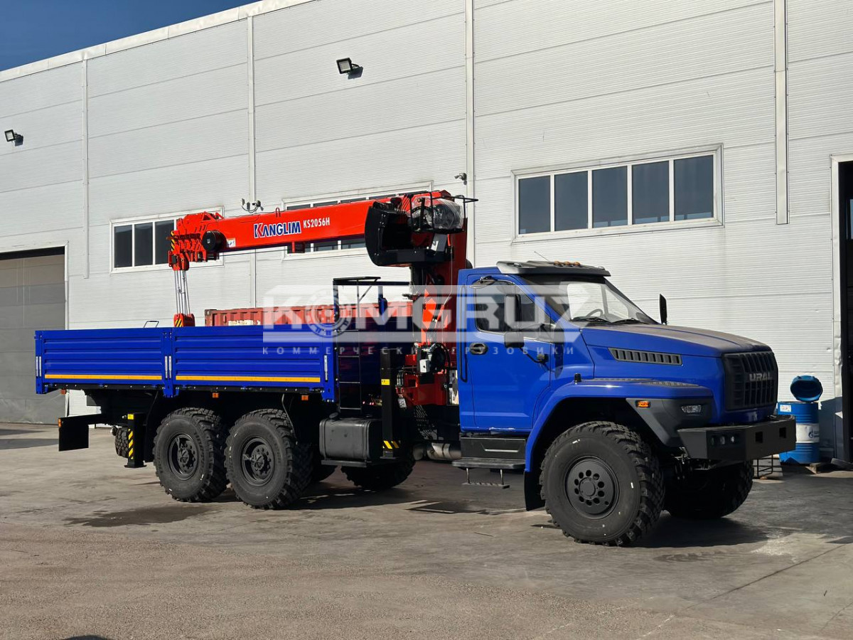 Бортовой Урал Next 4320 c кму Kanglim ks 2056h