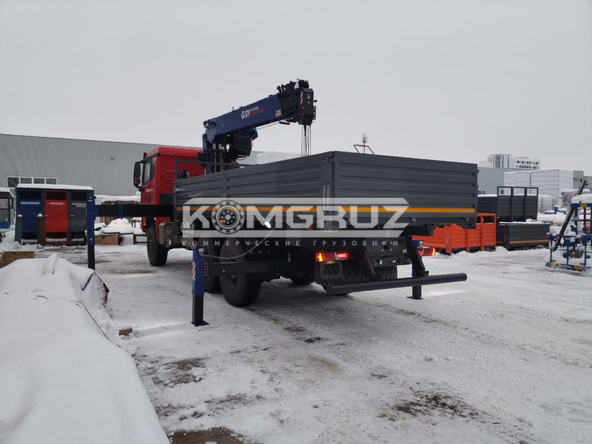 Бортовой Shacman 6x6 c КМУ DongYang ss2036 фото