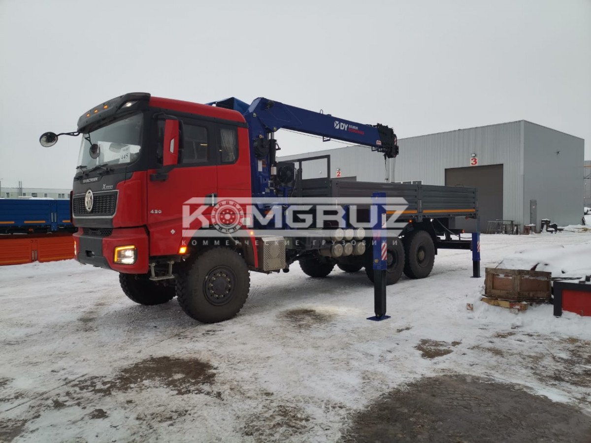 Бортовой Shacman 6x6 c КМУ DongYang ss2036