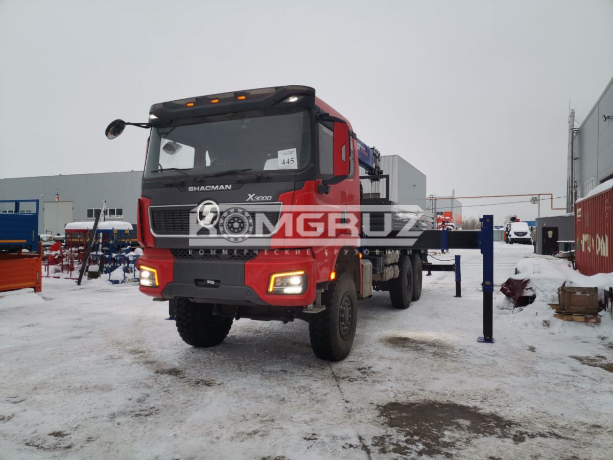 Бортовой Shacman 6x6 c КМУ DongYang ss2036 фото