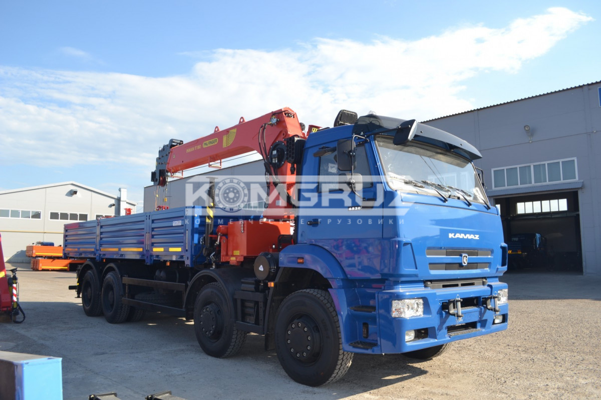 Бортовой Камаз 65201 с кму Инман ИТ-200