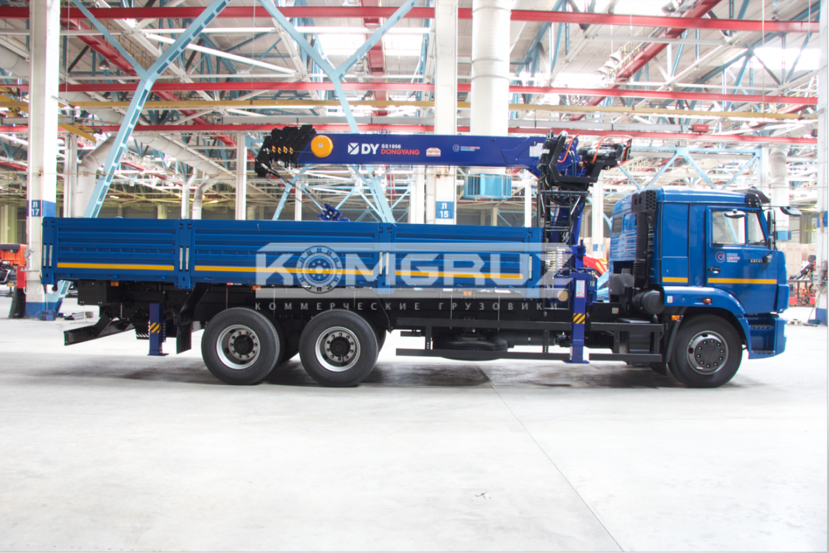 Бортовой Камаз 65117 с КМУ DongYang ss 1416