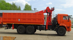 Самосвал КАМАЗ 43118 с КМУ Kanglim KS 1256 G-II