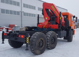 Седельный тягач КАМАЗ 43118 с КМУ INMAN IM 320