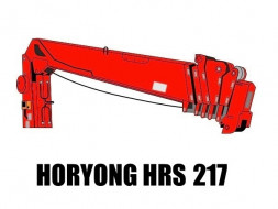 Седельный тягач КАМАЗ 65115 с КМУ HORYONG HRS 217