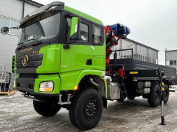 Бортовой Shacman 6x6 c КМУ Sunhunk K 125