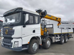 Бортовой Shacman 8x4 c КМУ DongYang ss1956 переворотные опоры