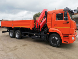 Бортовой КАМАЗ 65115 с КМУ Инман ИМ 150N
