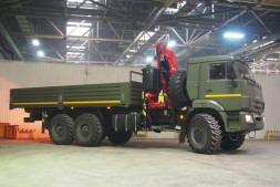 Бортовой КАМАЗ 43118 с КМУ Fassi F245A.0.22