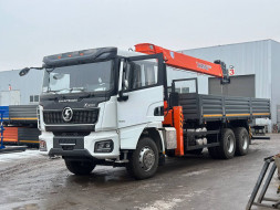 Бортовой Shacman 6x4 c КМУ Hangil hgc1235
