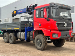 Бортовой Shacman 6x6 c КМУ DongYang ss1956 ace