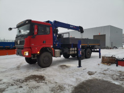 Бортовой Shacman 6x6 c КМУ DongYang ss2036