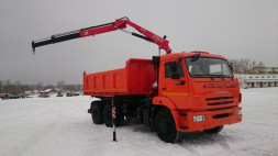 Самосвал КАМАЗ 65115 (6х4) с КМУ Fassi F65A.0.22